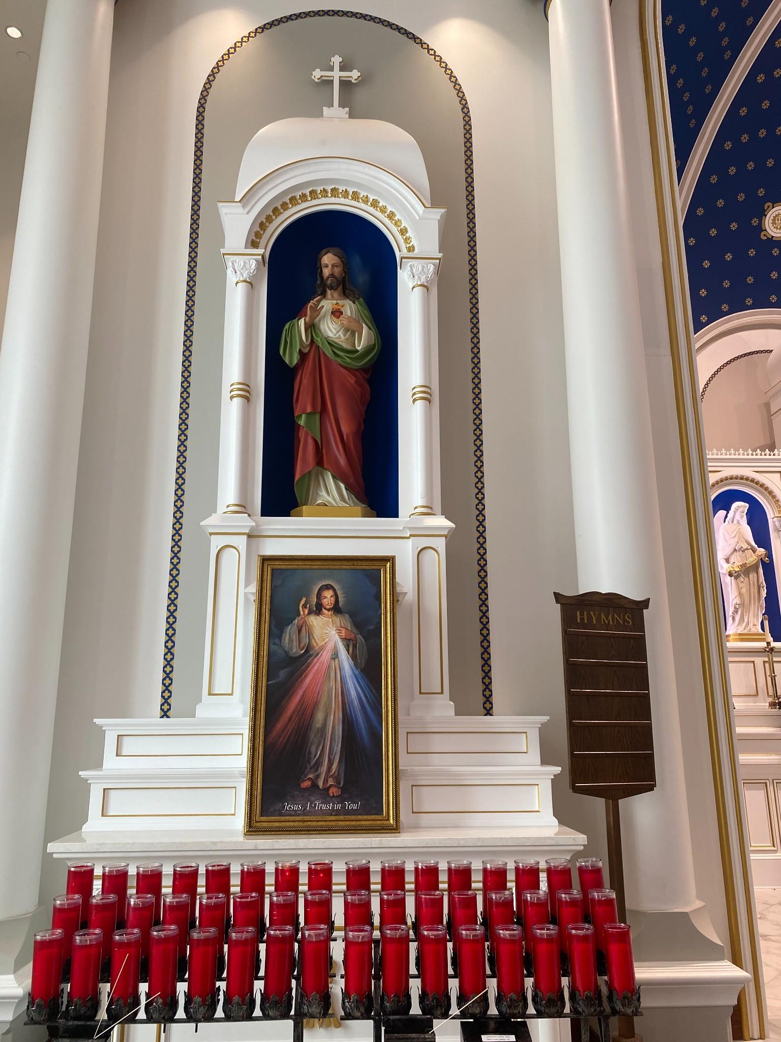 Side Altar Mary Queen of Angels, Fort Scott